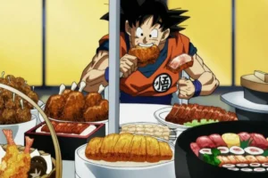 saiyajins comem tanto
