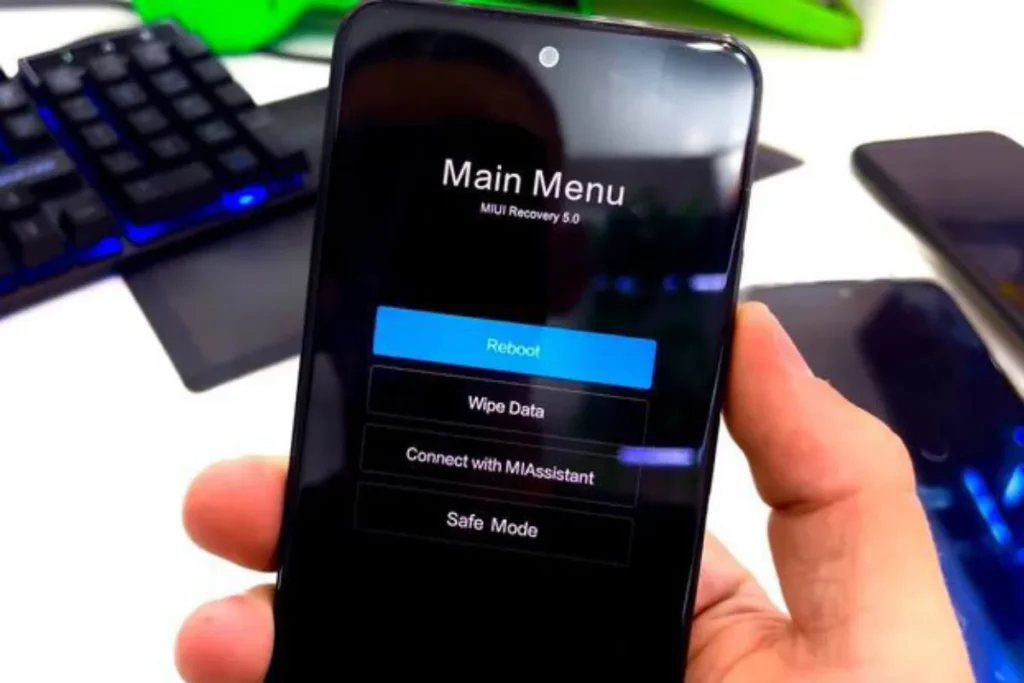 main menu