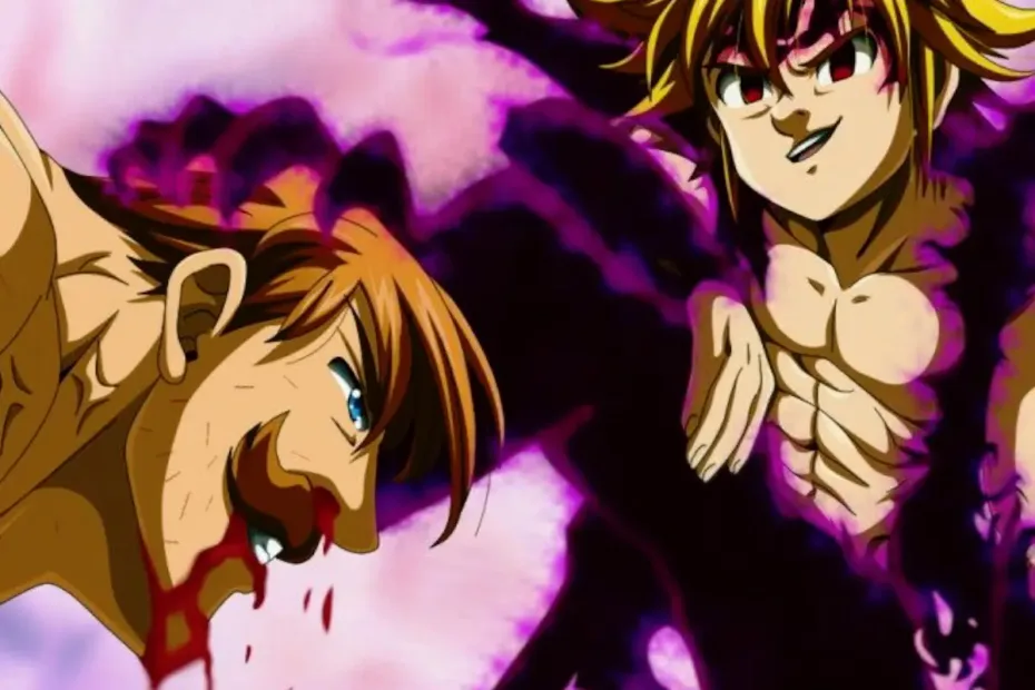 meliodas luta contra escanor